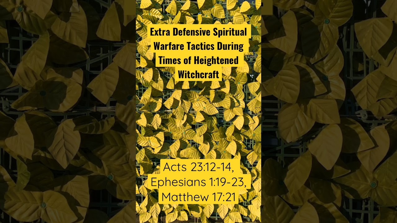 Spiritual Warfare Defense