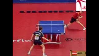 Werner Schlager vs Dimitrij Ovtcharov (2008 WTTTC)