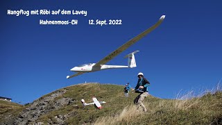Hahnenmoos 2022 Hangflug mit Röbi auf dem Lavey