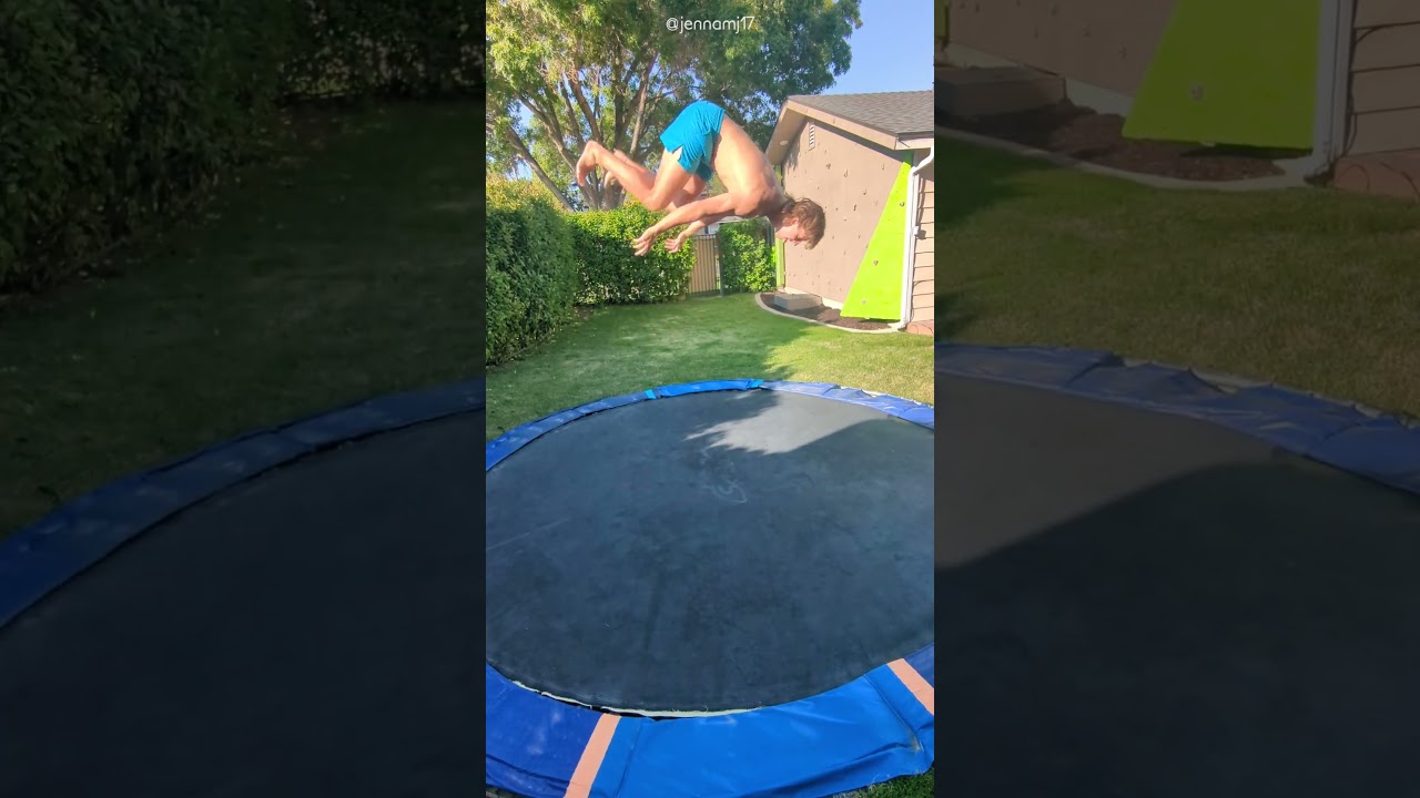 Breaking In New Trampoline Takes Unexpected Turn 😂