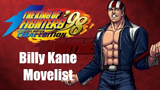 Billy Kane Movelist [The King of Fighters '98 Ultimate Match Final Edition]