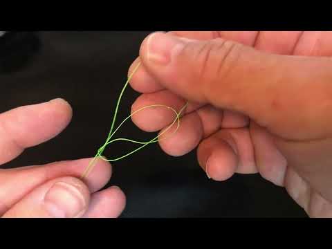 Рыболовный узел для катушки на спиннинг\Вам пригодится этот узел для шпули.