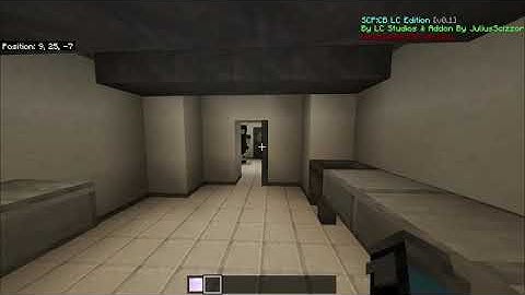 SCP:CB LC Edition #1 - Intro Guard Test [Minecraft BE(PE) Project]