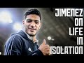 Raul Jimenez at home with his family and dogs | Keeping busy and staying fit in isolation