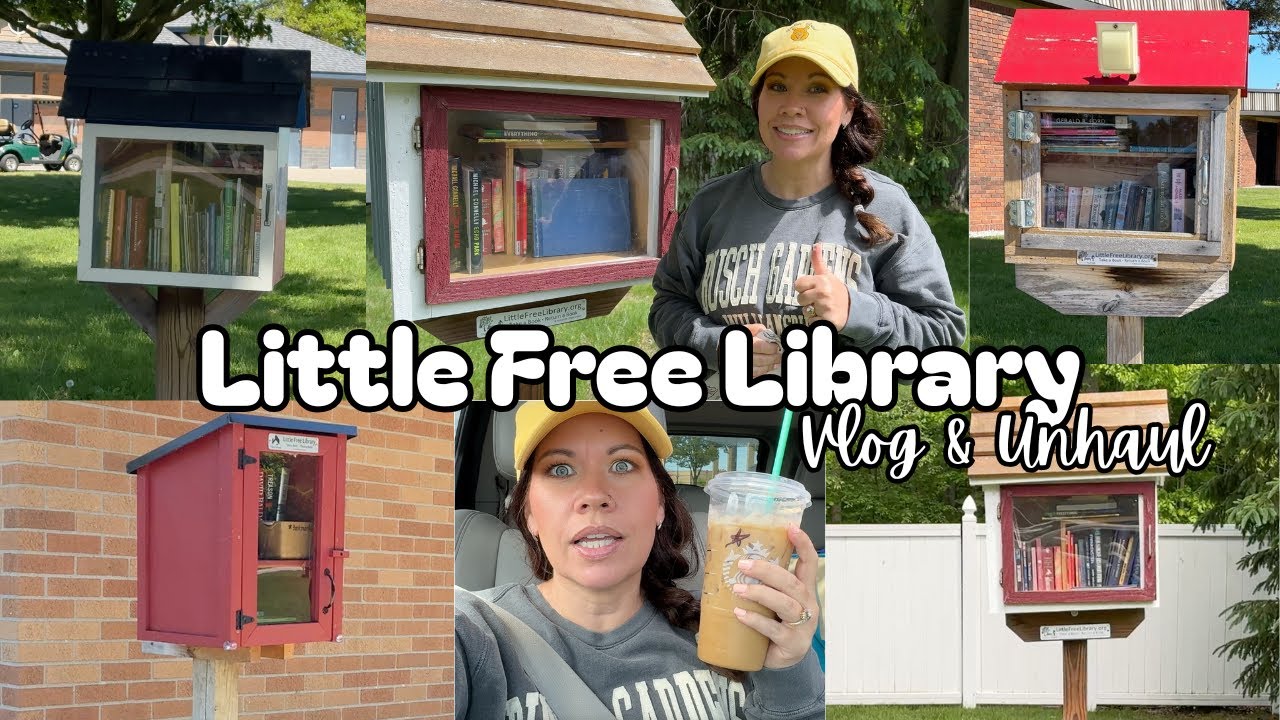 Видеоблог о маленькой бесплатной библиотеке 📚✨☕ Распаковываю книги, чтобы заполнить маленькие бес...