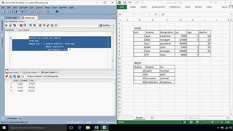 SQL Tutorial  Advanced subquery, Inner query running multiple times, correlated subquery