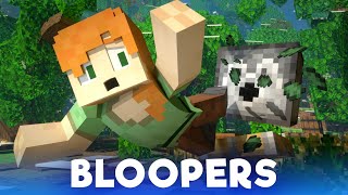 Redstone Christmas: BLOOPERS - Alex and Steve Life (Minecraft Animation)