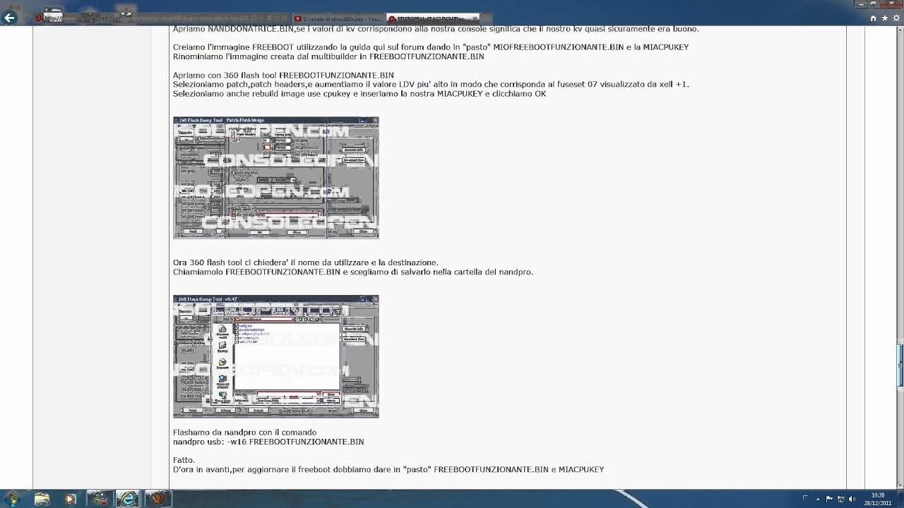 Recovery Xbox 360 with dump corrupted or missing YouTube