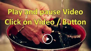 Details Play and Pause video click on video/button Update
