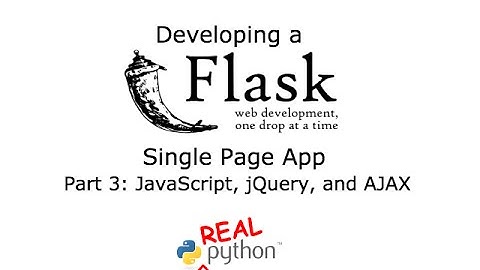 Flask Live Coding Session - Part 3