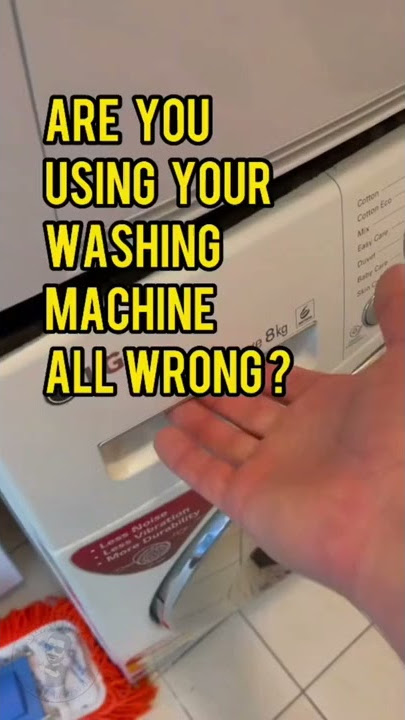 Which side for detergent and softener ? How to use your Washing Machine Tray