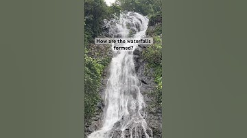 What makes a waterfall? How does it formed? #waterfall #erosion #water #earth #landscape #mountains