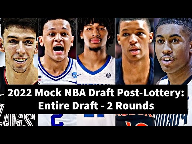 2022 Mock NBA Draft Post-Lottery: Entire Draft - 2 Rounds 