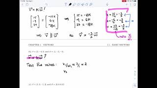 Linear Algebra 1.1.4 - Parallel Vectors