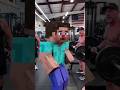 Minecraft Steve in New York Gym 🗽!