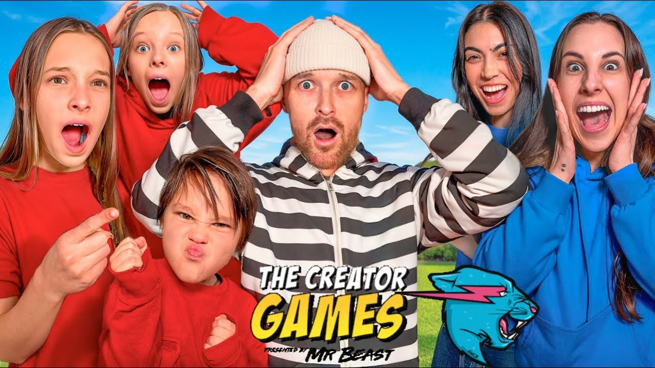 Family BEAST GAMES Competition! 😵 RED TEAM vs BLUE TEAM