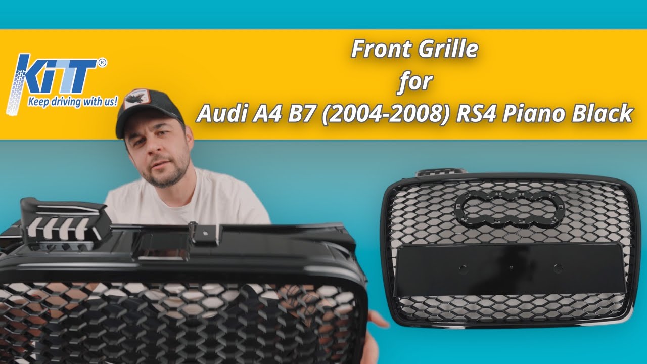 Grille Noire S-Line S4 Audi A4 8E B7 - Élégance et Performance