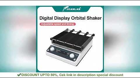 JOANLAB LCD Display Shaker Lab Multi-purpose Horizontal Swing Speed Oscillator Lab Adjustable Speed