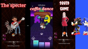 The specter-Coffin dance-Squid game !Smash colors 3D-sonic cat#copyrightfree #freemusic #tileshop