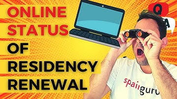How do I check the online status of my residency renewal application?