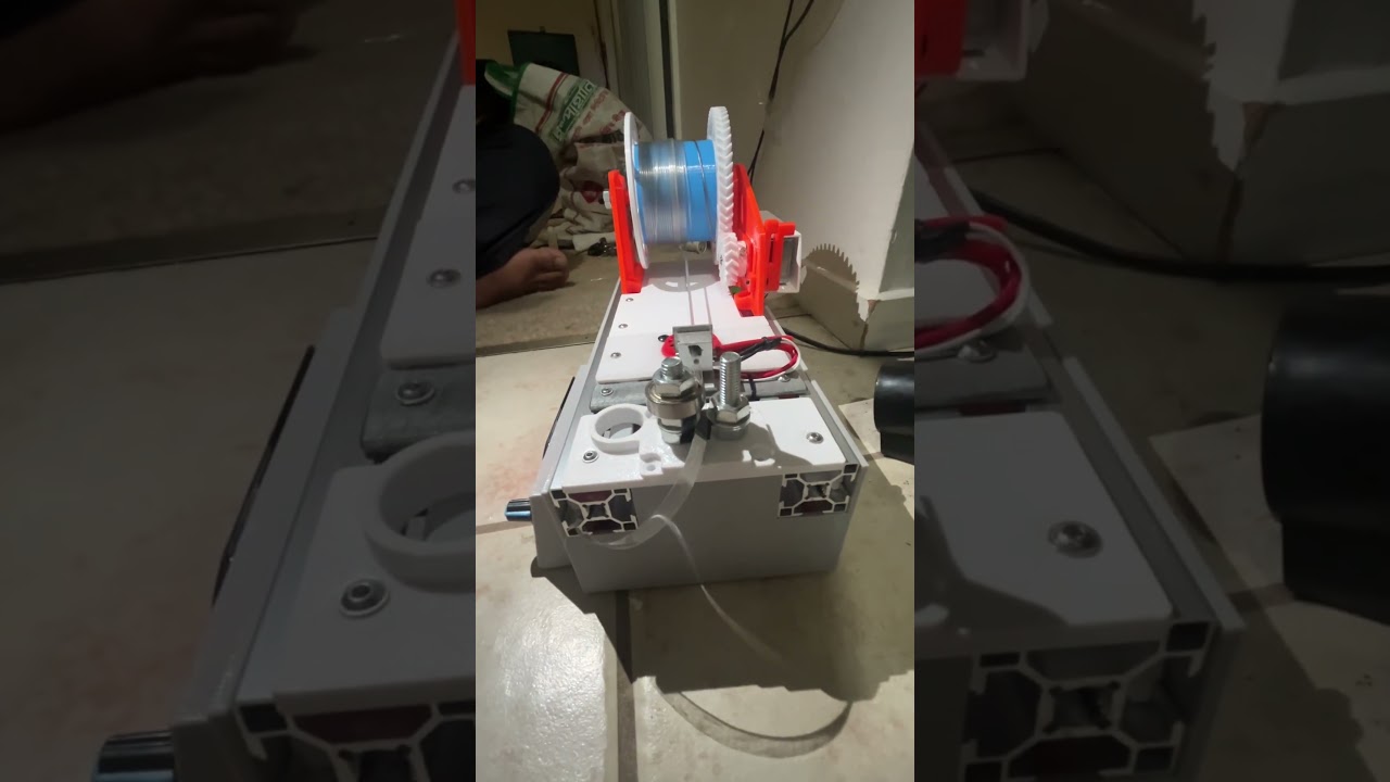 Filament making machine , filament from plastic bottle for 3-D printing ￼￼￼