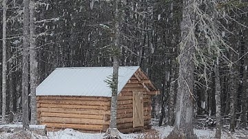 From Trees to Cabin: 4 Month Off-Grid Log Cabin Build- DIY Recap