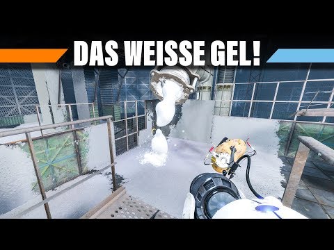 Portal 2 Let's Play Deutsch #9 – Das weiße Mondstein-Gel! | 4K Gameplay German