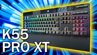 Corsair K55 RGB Keyboard (REVIEW + SOUND TEST) 