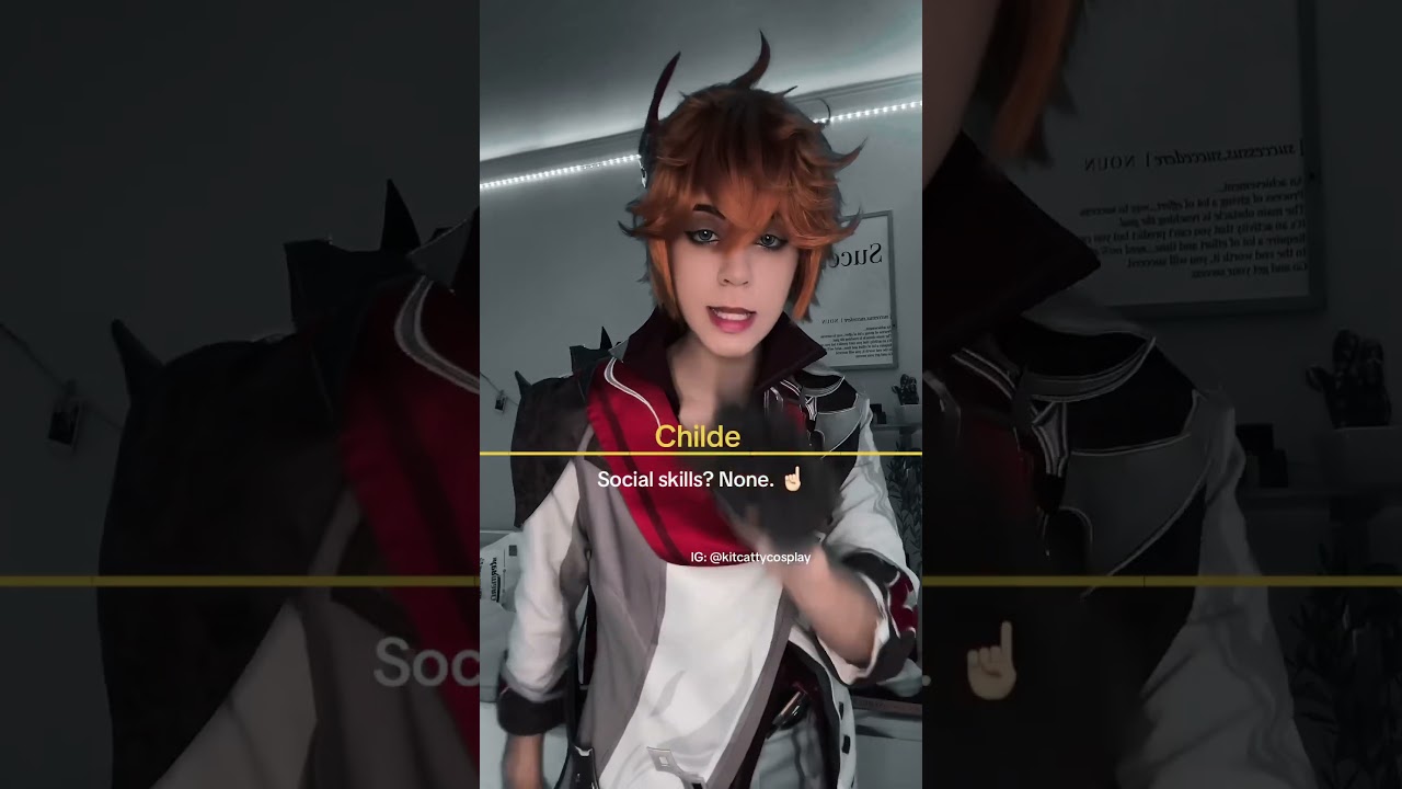I would let him starve #cosplay #cosplayer #genshinimpact #genshin #shorts #childe #tartaglia