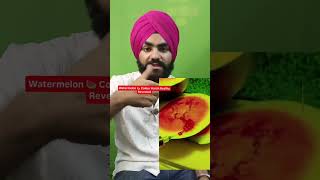 Watermelon Colour Harsh Reality Revealed #watermelon #ytshorts #fitness #watermelonjuice #Fibre