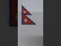 Drawing the flag of Nepal What's next?#art #creative #painting #Nepal