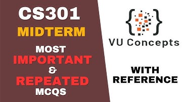 CS301 Midterm Preparations 2025 | CS301 Midterm Mcqs
