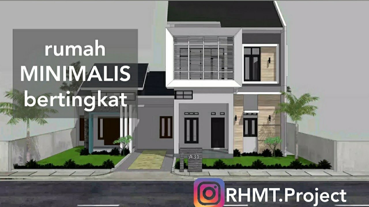 Desain Rumah Minimalis Bertingkat Banjarbaru Youtube