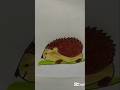 Easy porcupine drawing...drawing shorts #reels#youtubehorts#art#artist