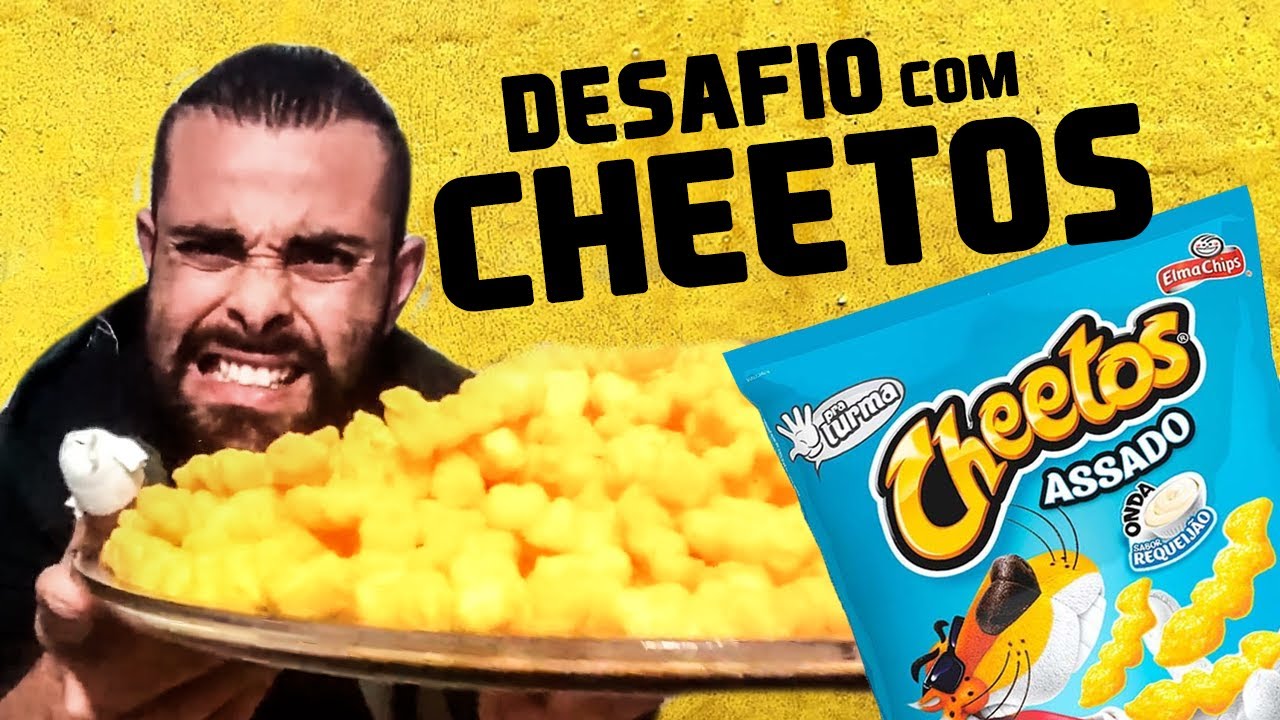 Desafio com CHEETOS REQUEIJÃO! 