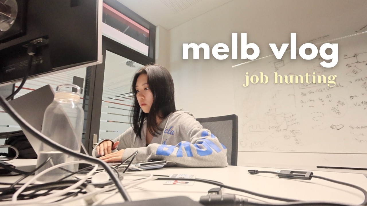vlog 墨爾本日常 找到工作了 但也要開始異地戀了🌱