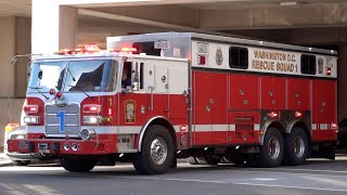 DCFD Rescue Squad 1 & EMS 7 Responding