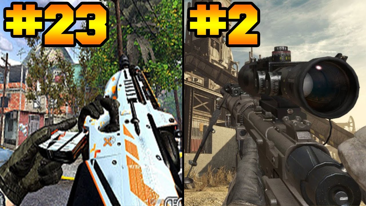 RANKEANDO TODAS las ARMAS de CALL OF DUTY MODERN WARFARE 2 de PEOR A MEJOR