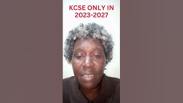 KCSE 2023 2027