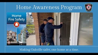 Oakville Fire: Home Awareness Program 2025