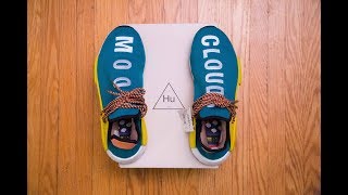 The Loudest Colour Of The 4 Adidas Human Race Nmd Trail By Pharrell Williams Sun Glow Review Youtube