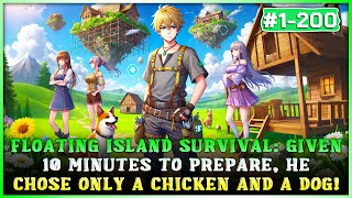 Floating Island Survival, He Had Ten Minutes to Gather Supplies—But He Only Took a Chicken and a Dog