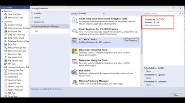How to check current version of COZYROC SSIS+ 📑 | COZYROC SSIS+ suite