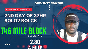 Amazon Relay Power Only | Full Day #2 of  37hr solo2 Block. Round-Trip Completed!