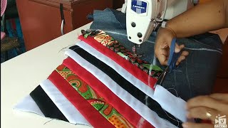 ðŸ™‹âœ‚ï¸ ENSINANDO TAPETE DE TIRAS PEQUENAS EM 4 PARTESâœ‚ï¸