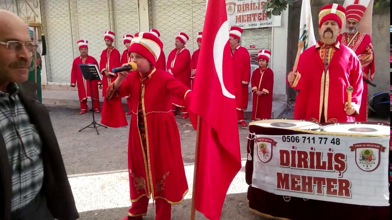 KIRKAĞAÇ DİRİLİŞ MEHTERAN ÇANAKKALE  İÇİNDE AYNALI ÇARŞI