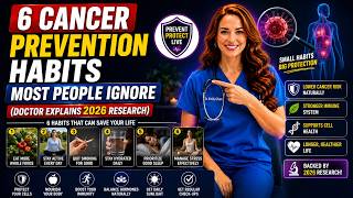 6 Cancer Prevention Habits Most People Ignore (Doctor Explains 2026 Research)