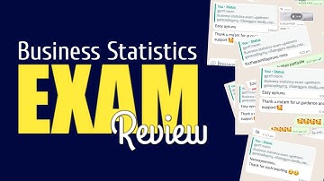 Business Statistics Question Paper  Analysis 2022|Today exam analysis
