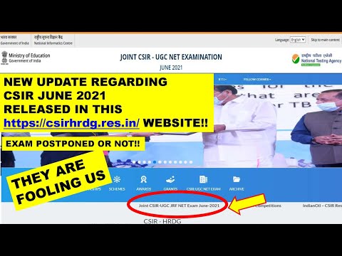 CSIR JUNE 2021||New update✨? but useless??? update released by CSIR HRDG!ADMIT CARD Released?‍♀️?‍♂️