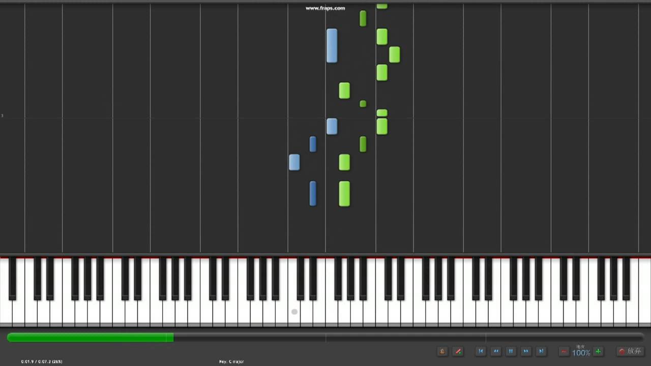 [Old]iPhone Ringtone "Opening" Sheet Tutorial(Synthesia ...